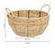 Panier En Fibre Naturelle Et Corde De Papier Marron D34x17/23h