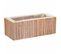 Panier Rectangulaire En Bois Marron 30.5x14.5x11h