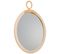 Miroir En Bambou Marron 37/35x02h