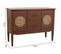 Buffet En Bois Et Rotin Marron 106x40x78h