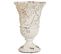 Vase En Magnésie Blanche 18x18x27h