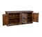 Buffet En Bois Avec Finition Marron 180x40x80h