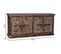 Buffet En Bois Avec Finition Marron 180x40x80h