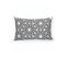 Housse De Coussin Décorative 100% Pur Coton 1 Pièce En Blanc Avec Impression De Diamants 30x50 Cm