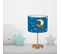 Lampe De Chevet 43 Cm Multi, Lune, Type E 27 Max 60 W, Collection Como, Douille E 27 Max 60 W