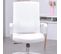 Chaise De Bureau  Avec Roulettes Et Accoudoirs - Mesh, Blanc, H.100cm, L.60cm, P.58cm