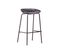 Tabouret Design Industriel  - Daxer, Noir, H.83cm, L.45cm, P.45cm