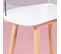 Tabouret Nordique Avec Dossier Transparent  - Paris, Transparent, H.78cm, L.45cm, P.50cm