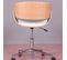 Chaise De Bureau En Érable Avec Coussin En Similicuir - Burrow S, Blanc, H.76cm, L.61cm, P.61cm