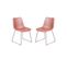 Lot De 2 Chaises Industrielles - City, Marron, H.82cm, L.49cm, P.52cm