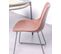 Lot De 2 Chaises Industrielles - City, Marron, H.82cm, L.49cm, P.52cm