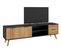 Meuble TV L.180 cm LAVIS pin massif et noir