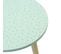 Table D'appoint Mdf Vert 44x45x45cm