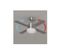 Ventilateur De Plafond Avec Lampe Energysilence Aero 450. 50 W, Diamètre De 106 Cm 42" Avec