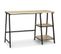 Bureau Lisboa Noir, Table Pour PC, Style Industriel, 105 (long) X 47 (profond) X 75 (hauteur) Cm