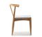 Pack 2 Chaises Rustic, Couleur Chêne, Bois Massif