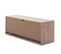 Meuble TV Panama 2 Tiroirs, 2 Portes, Couleur Bois Et Gris, 136 Cm (larg) 40 Cm (prof.) 51 Cm (haut)