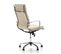 Fauteuil De Bureau Morgan Inclinable Taupe, Cuir Synthétique