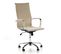 Fauteuil De Bureau Londres Inclinable Taupe, Cuir Synthétique