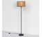 Lampadaire Kai En Rotin Naturel, Hauteur 160 Cm