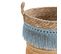 Set De 2 Paniers Indie Fibre Naturelle, Bleu/orange