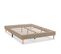 Sommier déco Aura 140x190 Cm  Beige, Hauteur 30 Cm