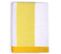 Serviette De Plage 90x160 Cm 450gsm Terry 100%coton Jaune Casa Benetton