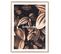 Golden Cocoa - Peinture Décorative Sur Toile 80 X 60 Cadre Doré