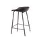 Kavan - Tabouret Bas, Tabouret De Cuisine Avec Pieds Couleur Noir