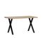 Table Fixe En Bois Naturelle 135x75cm