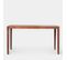 Table Fixe En Bois Brun 140x78cm