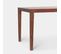 Table Fixe En Bois Brun 140x78cm