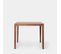 Table Fixe En Bois Brun 140x78cm