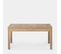 Table Basse Fixe En Bois Naturel 80x40cm