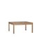 Table Basse Fixe En Bois Naturel 80x40cm