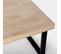 Table Basse Fixe En Bois Naturelle 120x44cm