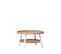 Table Basse Fixe En Bois Naturel 78x45cm