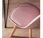 Chaise De Cuisine En Plastique Rose 48x82cm