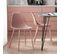 Chaise De Cuisine En Plastique Rose 43x80cm