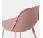 Chaise De Cuisine En Plastique Rose 43x80cm