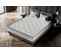 Matelas Mousse 140x190 cm ZAFIRE - Ferme - Réversible - Côté Été/hiver - H25 Cm