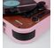 Platine Vinyle VC600 - Tourne-disque - Bluetooth - Lecteur et convertisseur de vinyle - Rose