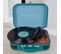 Platine Vinyle VC600 - Tourne-disque - Bluetooth - Lecteur et convertisseur de vinyle - Bleu