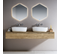 Miroir Éclairage Led De Salle De Bain Lissos Avec Interrupteur Tactile - 80x70cm