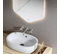 Miroir Éclairage Led De Salle De Bain Lissos Avec Interrupteur Tactile - 80x70cm