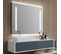 Miroir Éclairage Led De Salle De Bain Deka Avec Interrupteur Tactile Et Anti-buée - 80x80cm