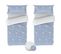 Housse De Couette Pack 2 + Coussins Coton Bleu 90x190cm