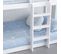 Housse De Couette Pack 2 + Coussins Coton Bleu 90x190cm