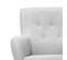 Fauteuil En Polyester Gris Clair 90x75x67cm