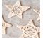 Etoiles De Rotin Pack 12x12x1cm